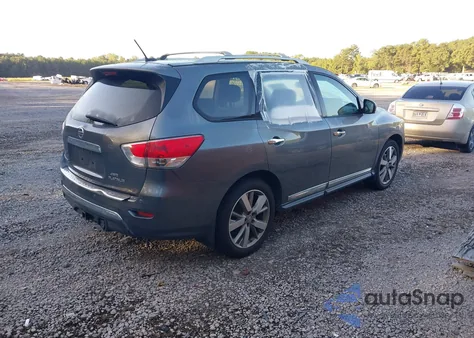 2015 Nissan Pathfinder Platinum from USA, damaged, VIN 5N1AR2MM1FC720767